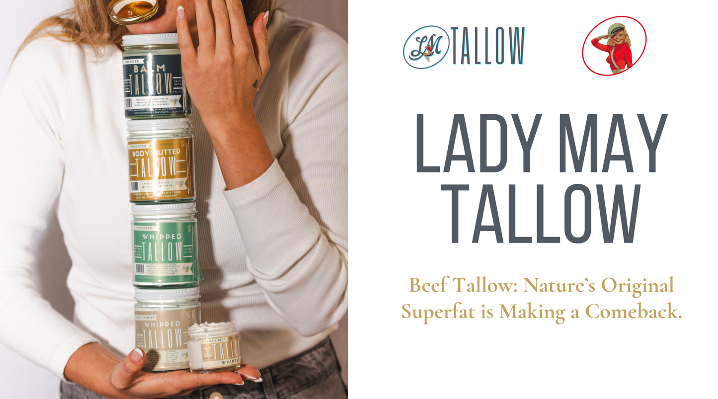 Unscented Whipped Tallow Moisturizer | 100% Natural Skincare
